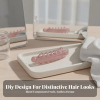 Banana Hair Fastener Korean Design Banana Fastener Upright Grip Comb DIY Base Grip Comb All-Match Design for Common Wear