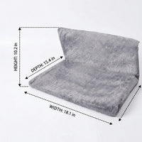 Radiator Hammock Hanging Cat Bed with Metal Frame, Lightweight Warm Heating Indoor Small Pet Bed for Cats, Hammock Style, 46x39x26cm
