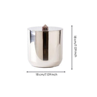 Barware Ice Container Tabletop Metal Ice Container Stylish for Bartenders