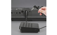 Compact Sustain Pedal with Angled Plug Slim Keyboard Sustain Pedal Non-Slip Foot Switch with Cable Wired for Keyboardists, Pianists, Home Practice, Stage, Studio