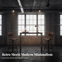Narrow sofa table Bar Table Set utilitarian Design Pub Furniture Modern aesthetic and appearance Household Furnishing for partners, Small areas, Living Room, morning meal corner