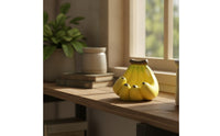 Banana Bird Feeder Outdoor Bird Feeder with Hanging Hole Playful Garden Decoration for Patio
