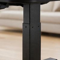 Height Adjustable Table Triangular-Base Feet Electric Standing Desk Control Panel Rectangular Standing Desk for Home