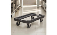 Low-Height Fermentation Box Cart Stable Fermentation Box Dolly Open Corner Proofing Tray Cart Rolling for Bakeries, Commercial Kitchens