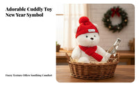 New Year Character Teddy Cute Design Stuffed Teddy Gift-Ready Packaging Stitched Nose for Children, Company Events