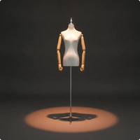 Female Mannequin Torso Glossy Mannequin Torso White Dress Form for Boutiques, Retailers, Showroom