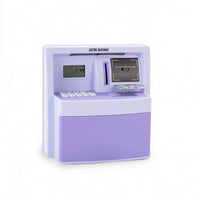 Electronic Piggy Bank Educational ATM Play Savings Box Secure Electronic Money Saving Box for Girls, Desk