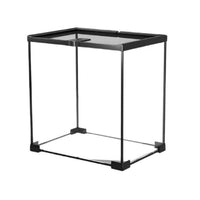 Glass Terrarium with Mesh Lid Clear Reptile Enclosure Rectangular