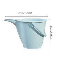 Long Spout Watering Bucket Ergonomic Handle Large Capacity Watering Pot Gardening Supply for Patio, Vegetable Plot, Indoor Plants