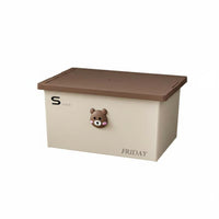 Rolling Storage Tote Cute design aesthetic Organizer Box With casters for Bedroom