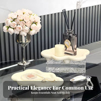 Sky Trinket Dish artistic Decor NimbusShaped Plate Elegant Design for Desktop
