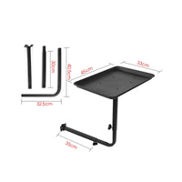 Salon Chair Tray Space Saving Barber Chair Tray 360-Degree Rotation for Hair Cutting