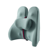 Memory Foam Support Pillow with Strap Contoured Support Pillow Strapped Backrest Cushion Firm for Desk Work