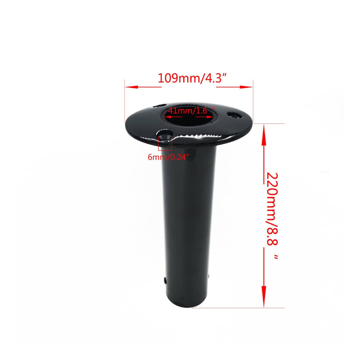 Marine Rod Holder Rust Resistant Boat Fishing Pole Holder Easy to Install Stainless Steel Rod Rack for Yacht