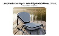 Inflatable Kayak Seat Easy to Inflate and Deflate Stand-up Paddleboard Spine Rest Seat Foldable Adjustable Straps for Canoeists
