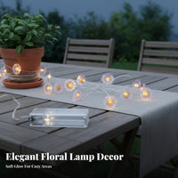Chrysanthemum Copper Wire Lights Ambient Lighting Flower Battery Powered House Decoration for Kids, Teens, Garden, Wedding, Bedroom