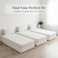 Luolai Home Textiles Cotton Fitted Sheet Mattress Protector, Thickened Antibacterial Washable