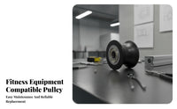 Aluminum Pulley Wheel Elliptical Bearing Wheel Smooth Rotation Exercise Equipment