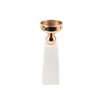 Marble Column Candle Holder Luxury Style Marble Candle Holder Fine Detailing Home Decor for Hotel