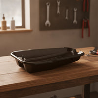 Oil Drain Pan Simple to Clean Oil Changing Catch Drip Tray Lightweight for Hobbyists, Garage, Workshop