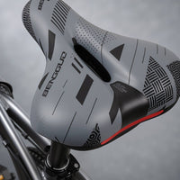 Ergonomic Bike Seat Wide Bike Seat with Hollow Center Padded Cushioned Cycle Saddle for Commuters, Long Commutes, Road Riding, Mountain Biking