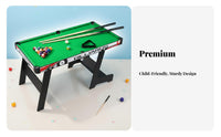 children's Billiard Set Parent-Child Interaction Mini Pool Table Space-Saving Desktop Billiard Table for Family, Parents, Indoor, Playroom, Dorm Room