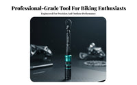 17 Pieces High Precision Two-Wheeler Twist Wrench Set Click Mechanism Mini Bike Twist Wrench Long-Lasting Road Bike Repair Kit CRV Steel Material for Cyclists, Mountain Bikers, DIY Enthusiasts, Cycling, Workshop, Trail Riding, Home Garage