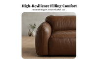 Overstuffed Sectional Sofa Italian Inspired Living Room Furniture Stylish Design Couch for Homeowners, Families, Lounging, Movie evenings, Showroom