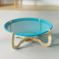 Cooling Pet Cot Washable Elevated Mesh Pet Bed Waterproof-Resistant Wooden Frame Cat Bed for Cats