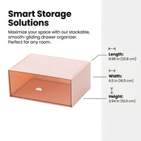 Home Storage Drawer Organizer Box, Desktop with Drawers for Office Workers, Desk for Stationery and Sundries