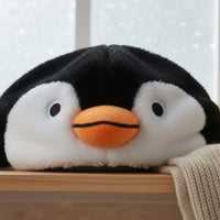 Warm Penguin Earflap Hat Cute Design Penguin Hat Windproof Creature Character Hood Ear Protection for Women, Teens, Cycling, Outdoor, Cold Weather