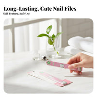 2 Pieces Nail File and Set Professional Multi Grit Nail File Kit Sturdy Double-Sided Polishing Strip for Manicurists, Kids, Home Use, Pedicure