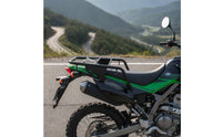 Motorcycle Rear Cargo Rack Stable Motorcycle Rear Luggage Rack Rust Resistant Luggage Carrier for Motorcyclists, Trail Riding, Commuting