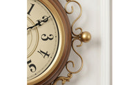 Ornate European Wall Clock Easy to Read Home Decor Item