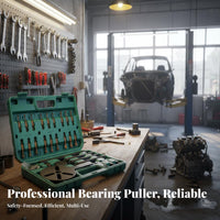 Wide Application Universal Pilot Bearing Puller High-Temperature Forged Internal Bearing Puller Set Long-Lasting Construction Mechanical Tool Carrying Case Included for Auto Technicians, Mechanics, Repair Professionals, Machinery Maintenance, Garage