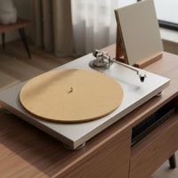 3 Mm Thick Cork Turntable Mat Non Slip Anti Static Slipmat Vinyl Player Platter Pad for DJ Users