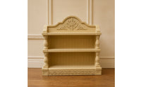 Miniature Display Shelf Vintage Dollhouse Display Shelf Classic Miniature Bookcase for Hobbyists