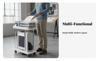 PC unit Stand Wheeled Design Mobile Computer unit trolley secureable Casters