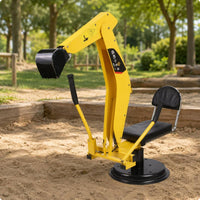 Pedal-Operated Digger Toy Realistic Children's Digger Sandbox Friendly for Cold-Weather Play