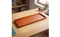 Wooden Display Base Tray Rectangular Base Tray Low-Profile Foundation for Hobbyists, Collectors, Dioramas