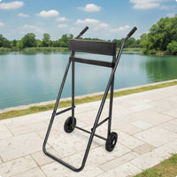 Outboards Motor Cart Heavy Duty Outboards Motor Stand Rust Resistant Wheeled Carrier for Garage, Docks, Workshops