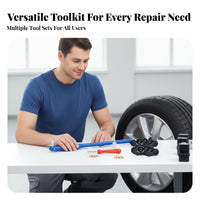23 Pieces Valve Stem Installer Puller Set Easy to Use Tire Valve Stem Tool Kit Construction for Mechanics, DIY Enthusiasts, Roadside Emergency