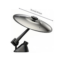 2 Pieces Easy Install Air Vent Drum Cymbal Compact Size Car Vent Cymbal Stable Mount Hand Percussion Fun Decoration