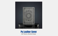 Vintage Notebook, PU Leather Cover with Elastic Band, Multi-Functional, Compact, Personalized Insignia, Academic Design