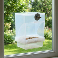Automatic Bird Feeder and Mess-Free Bird Feeder, 16 oz Feeders for Parakeets and Cockatiels