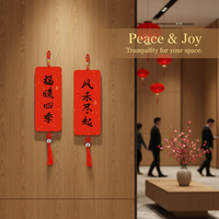 Chinese New Year Wall Decor Scrolls for Spring Festival Home Decoration