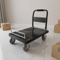 Cart with Rail Portable for Storage Room