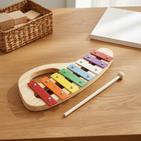 8-Note Xylophone Easy to Hold Colorful Wooden Xylophone Child Mallets Kids Glockenspiel for Young Children, Preschool, Kindergarten