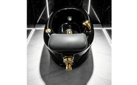 Foot Bath Basin with Footrest Comfortable Acrylic Pedicure Tub Sleek Floor Mount Foot Spa Bath for Nail Studios