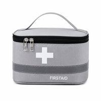 First Aid Bag Lightweight First Aid Kit Bag Organizer Zippered Multi-Purpose for Travelers, Home, Camping